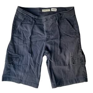Riders Men’s Cargo Khaki Shorts size 12M, Blue, Multi Pockets